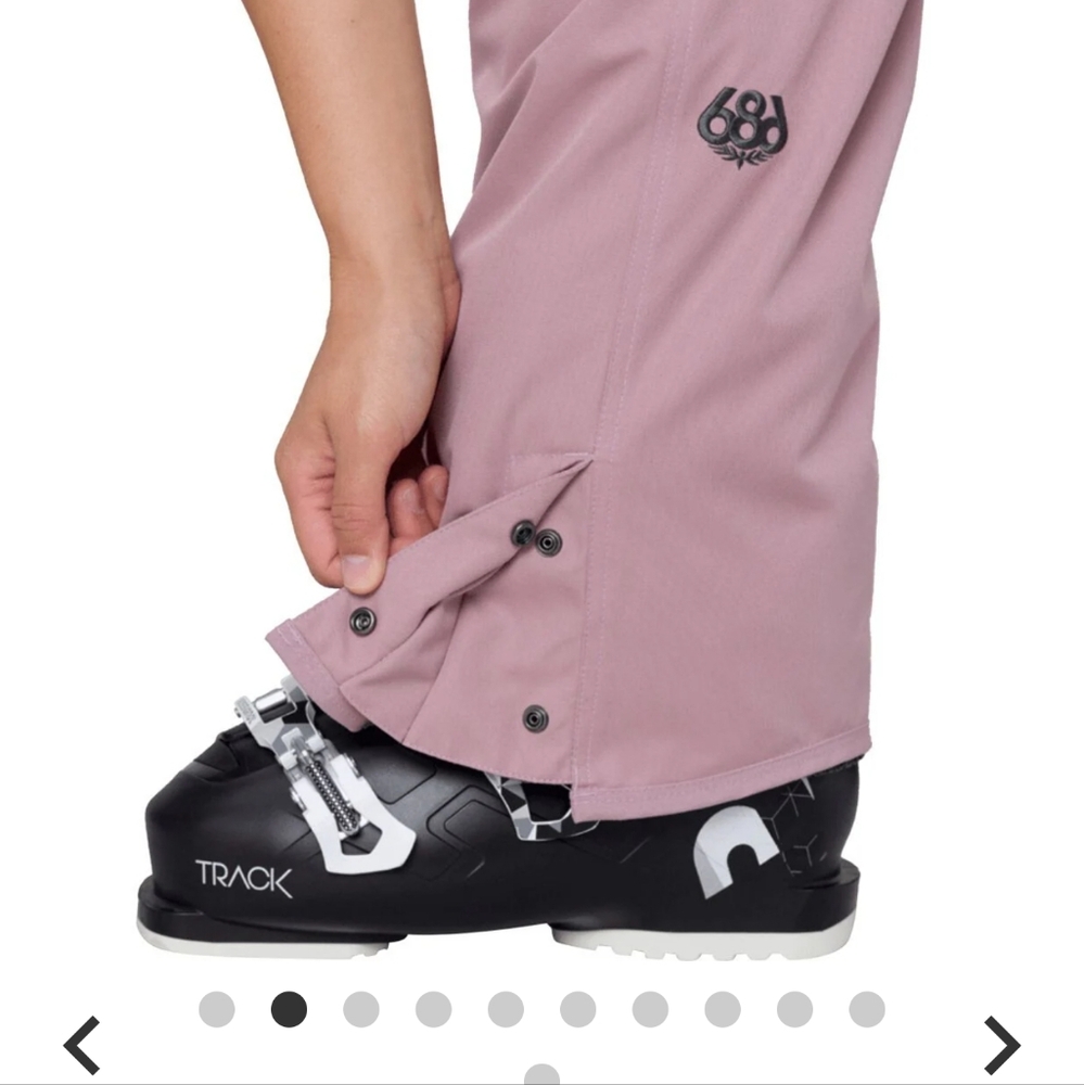 686 XS Dusty Mauve Aura Insulated Cargo Pant - Women's - Picture 16 of 16